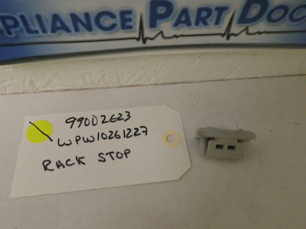 MAYTAG JENN AIR DISHWASHER 99002623 WPW10261227 W10261227 RACK STOP USED MAYTAG JENN AIR DISHWASHER 99002623 WPW10261227 W10261227 RACK STOP USED